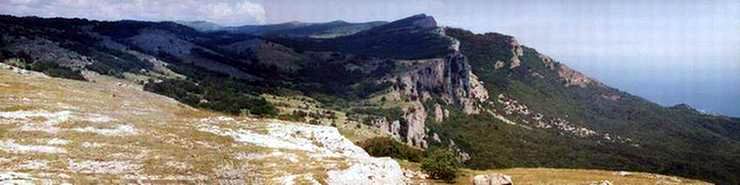 Панорама с горы Спирады (1029 м) (не вся, конечно)