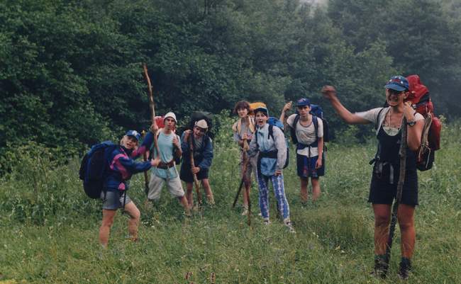 Лето 1999 - В пути на стоянку Бойко
